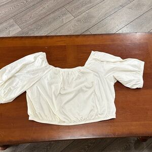 Old Navy Cream Women's Blouse